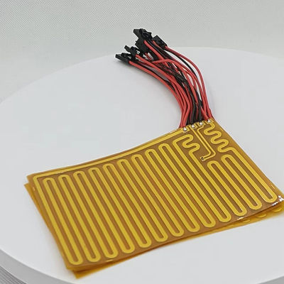 material del Polyimide del elemento de calefacción de la película fina de 100×150m m pi para el tanque de aceite Shell inferior
