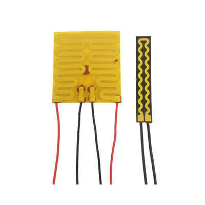 Polyimide eléctrico Heater Element Yellow Black Color para la enderezadora del pelo