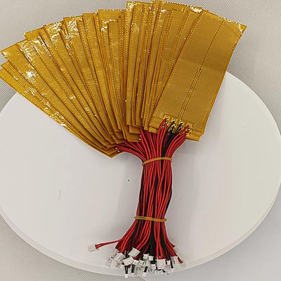 Calentador flexible de encargo eléctrico, grueso del elemento de calefacción de la película fina del Polyimide 0.1m m