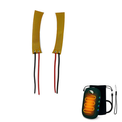 12 voltios 24 materiales de calefacción eléctricos del Polyimide de la película de voltio para el vidrio