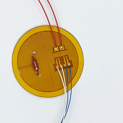 Elemento de calefacción fino del Polyimide del color amarillo para el instrumento médico