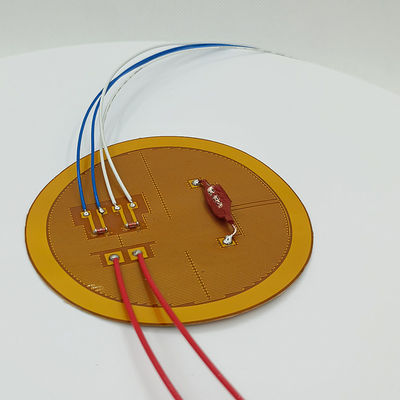 Elemento de calefacción fino del Polyimide del color amarillo para el instrumento médico
