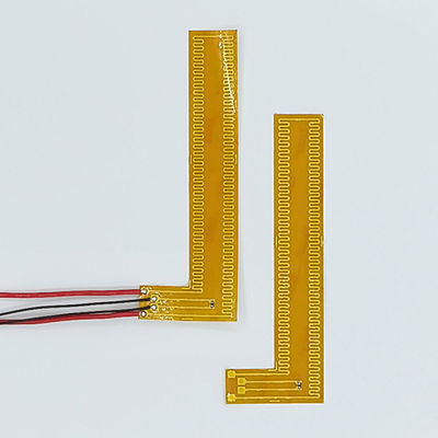 Elemento de calefacción del Polyimide del metal del OEM flexible con forma especial del color negro amarillo