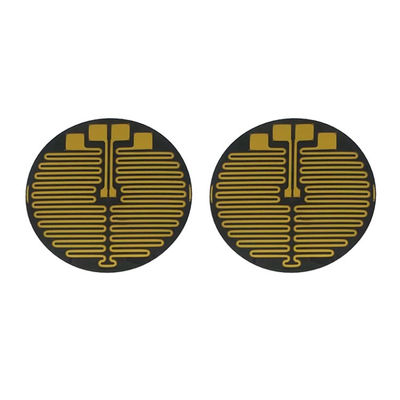 Elemento de calefacción del Polyimide del metal del OEM flexible con forma especial del color negro amarillo