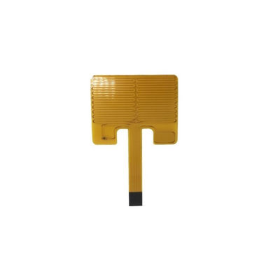 Elemento de calefacción del Polyimide del metal del OEM flexible con forma especial del color negro amarillo