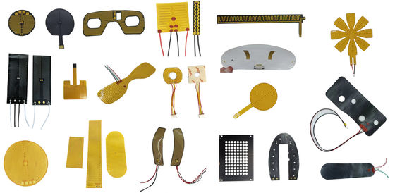 Polyimide eléctrico industrial Heater Element With Special Shape