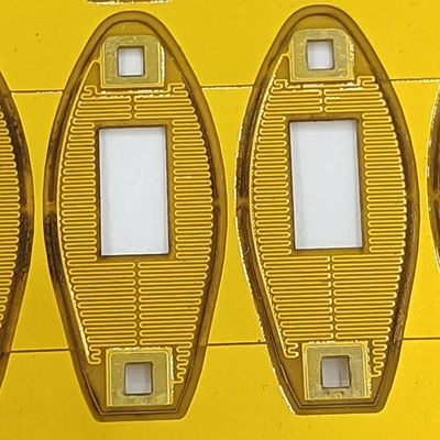 Polyimide multiusos Heater Element, pequeño cojín de calefacción 12v con color negro amarillo