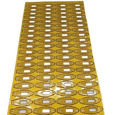 Polyimide multiusos Heater Element, pequeño cojín de calefacción 12v con color negro amarillo