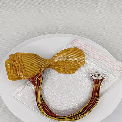 película fina de la calefacción del Polyimide de 0.1m m, almohadas en forma de &quot;U&quot; de encargo flexibles de Kapton Heater For