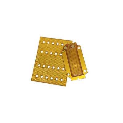 Película flexible amarilla/negra Heater Thickness 0.1mm-1m m con los componentes de cobre de la base