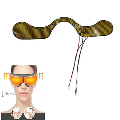 Calentador de película flexible de alto aislamiento personalizado para masajeador de ojos