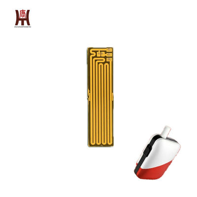Calentador eléctrico de película flexible y flexible de 9*37 mm de poliamida ultra delgada