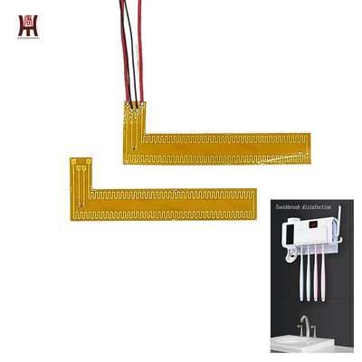 Modulo de calefacción del esterilizador del cepillo de dientes Pad UV del secador del cepillo de dientes Modulo de calefacción del secador del cepillo de dientes para caja de desinfección